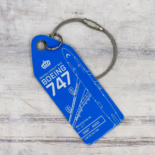 Aviationtag Aviationtag - Boeing 747 - PH-BFF (KLM blue)