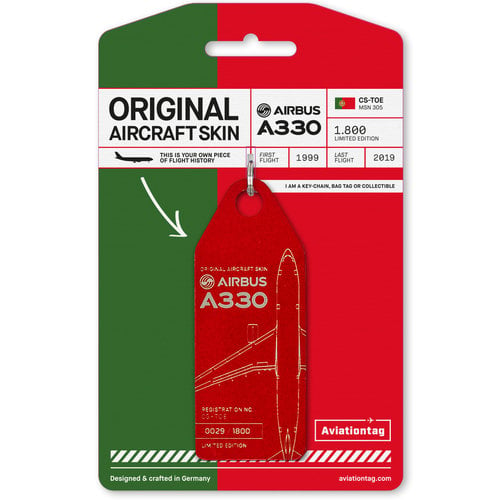 Aviationtag Aviationtag - Airbus A330 – CS-TOE - TAP Air Portugal (red)