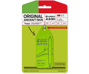 TAP機 Aviationtag CS‐TOE A330 Aviationtag - Airbus A330 – CS-TOI - TAP Air Portugal (light green
