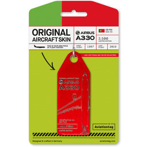 Aviationtag Aviationtag - Airbus A330 – CS-TOI - TAP Air Portugal (light red)