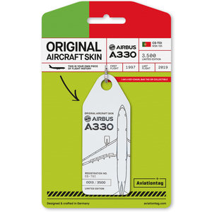 Aviationtag Aviationtag - Airbus A330 – CS-TOI - TAP Air Portugal (white)