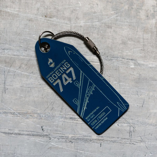 Aviationtag Aviationtag - Boeing 747 - SX-OAD-  Olympic Airways (blue)