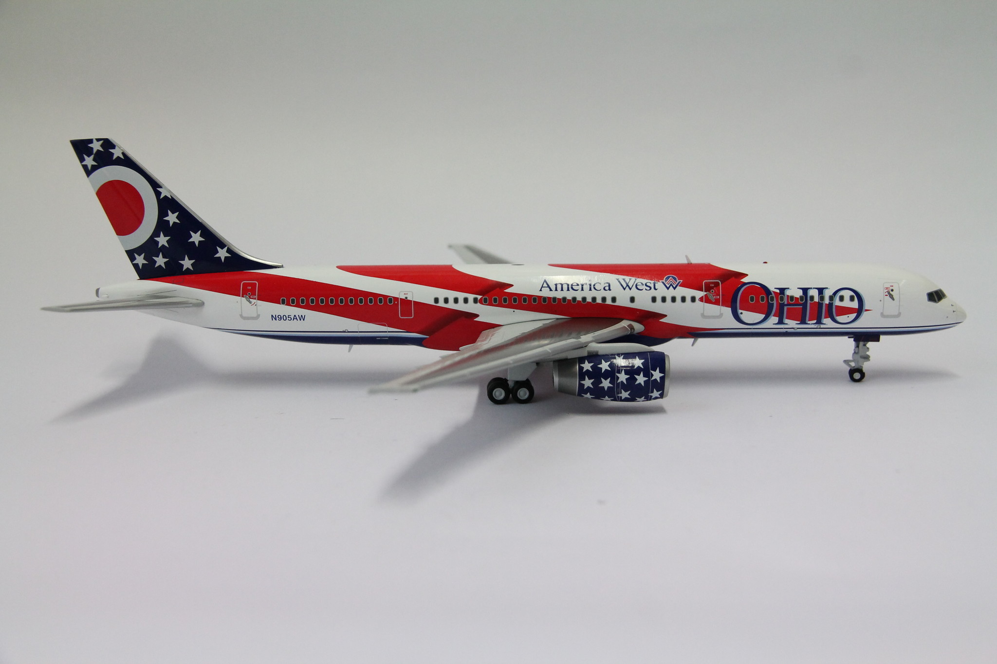 America West 757-200 N905AW "Ohio" Gemini Jets G2AWE966 Scale 1:200 IN STOCK 