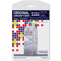 Aviationtag - Airbus A340 – LN-RKG - SAS (silver - grey)
