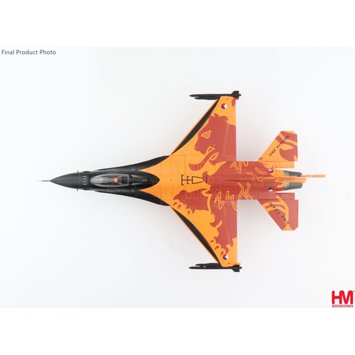 Hobby Master 1:72 Lockheed F16AM Fighting Falcon KLU, "Orange Lion" J-015, RNLAF, "Solo Display 2009-2013"