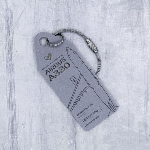 Aviationtag Aviationtag - Airbus A330 – G-MLJL - Thomas Cook (grey)