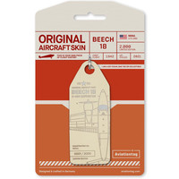 Aviationtag - Beechcraft 18 C45H – N6NA (cream)