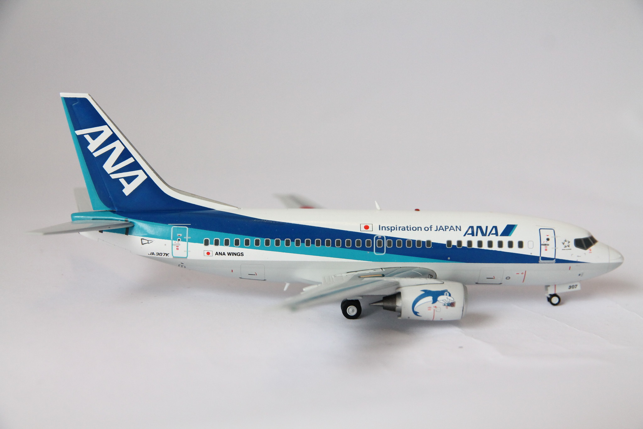 ☆全日空商事 BOEING737-500 ANA TECHNICAL TRAINING JA301K 1/200 