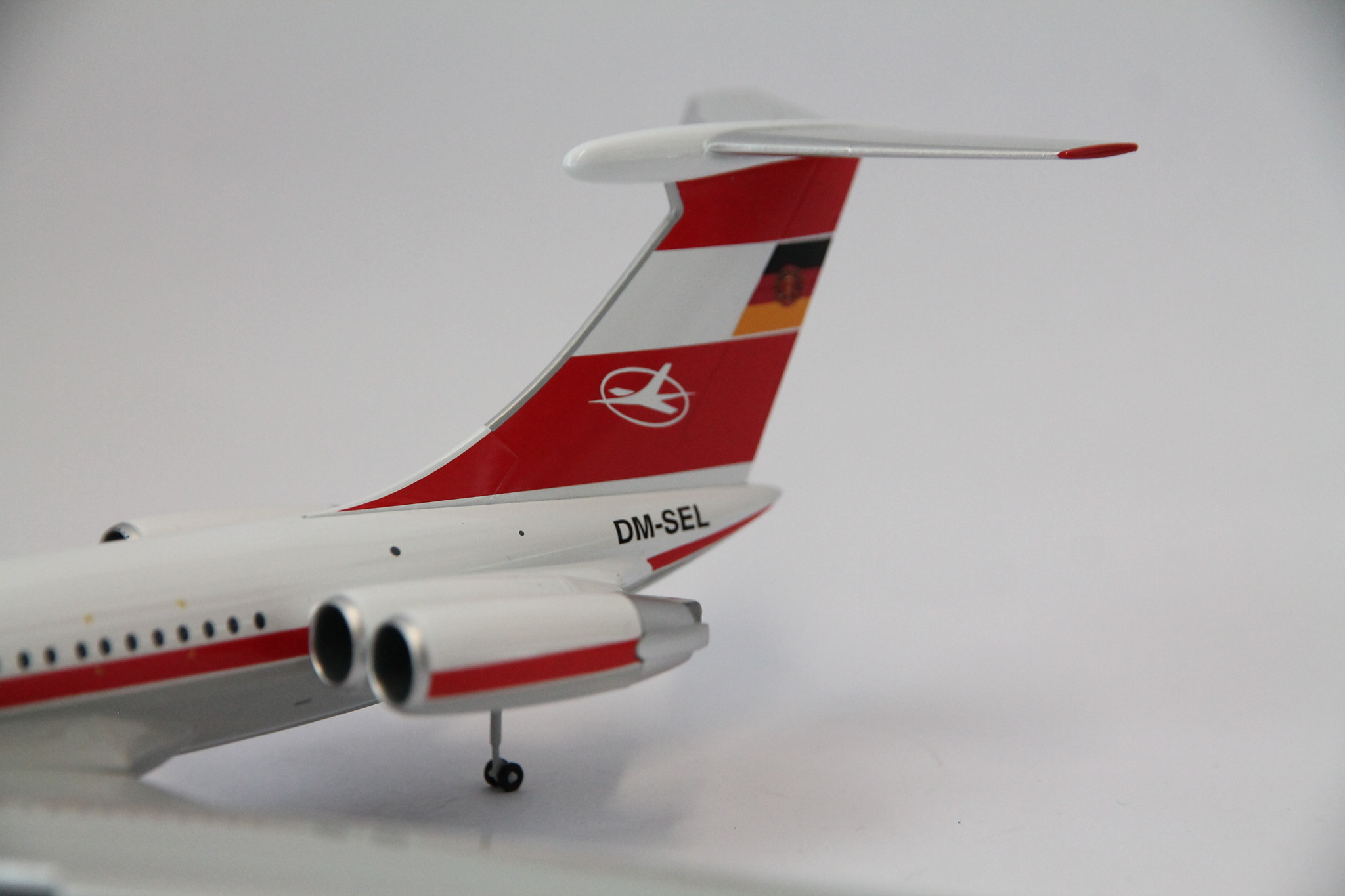 Herpa 1:200 Interflug Ilyushin IL-62M