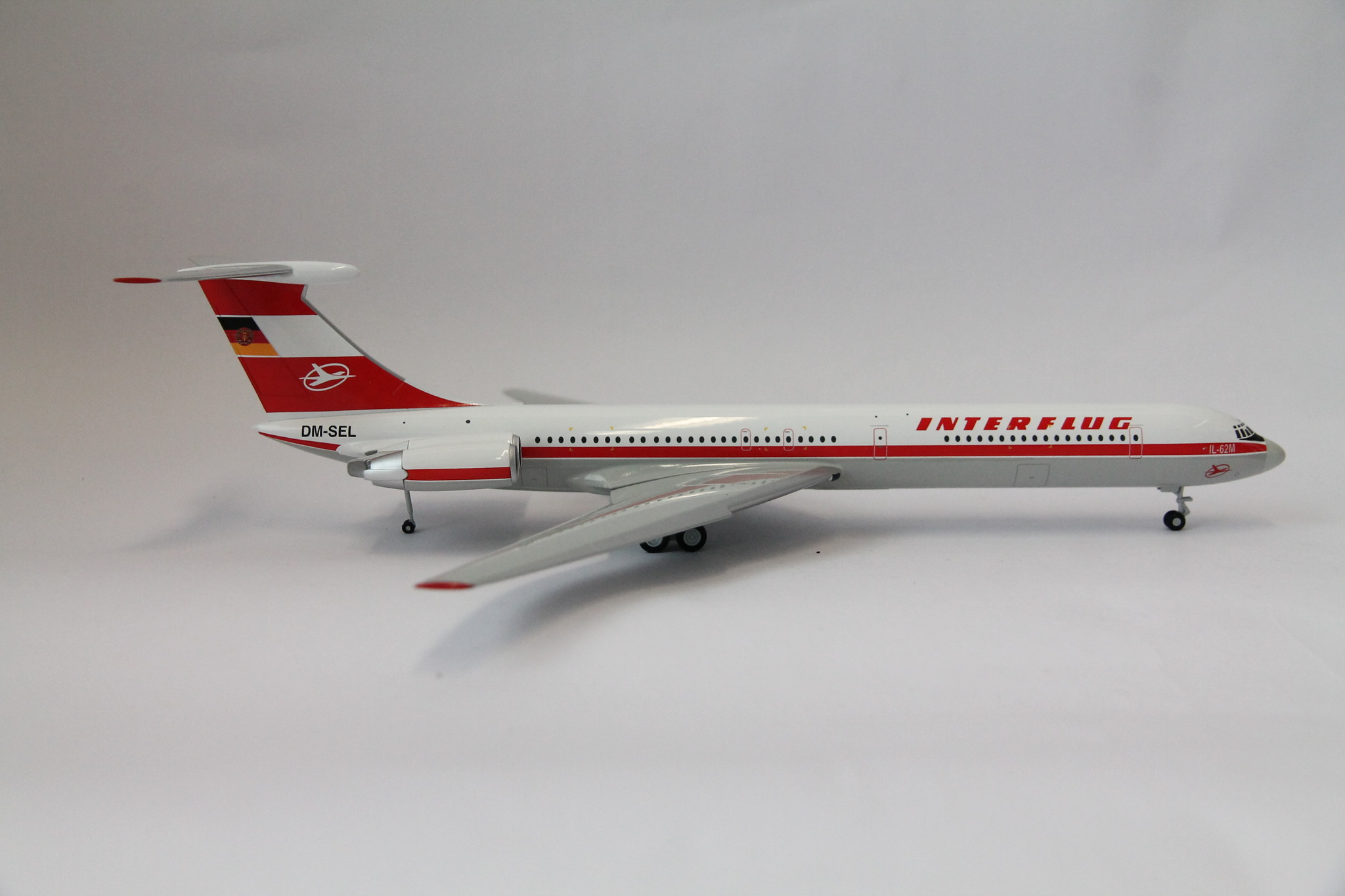 Herpa 1:200 Interflug Ilyushin IL-62M