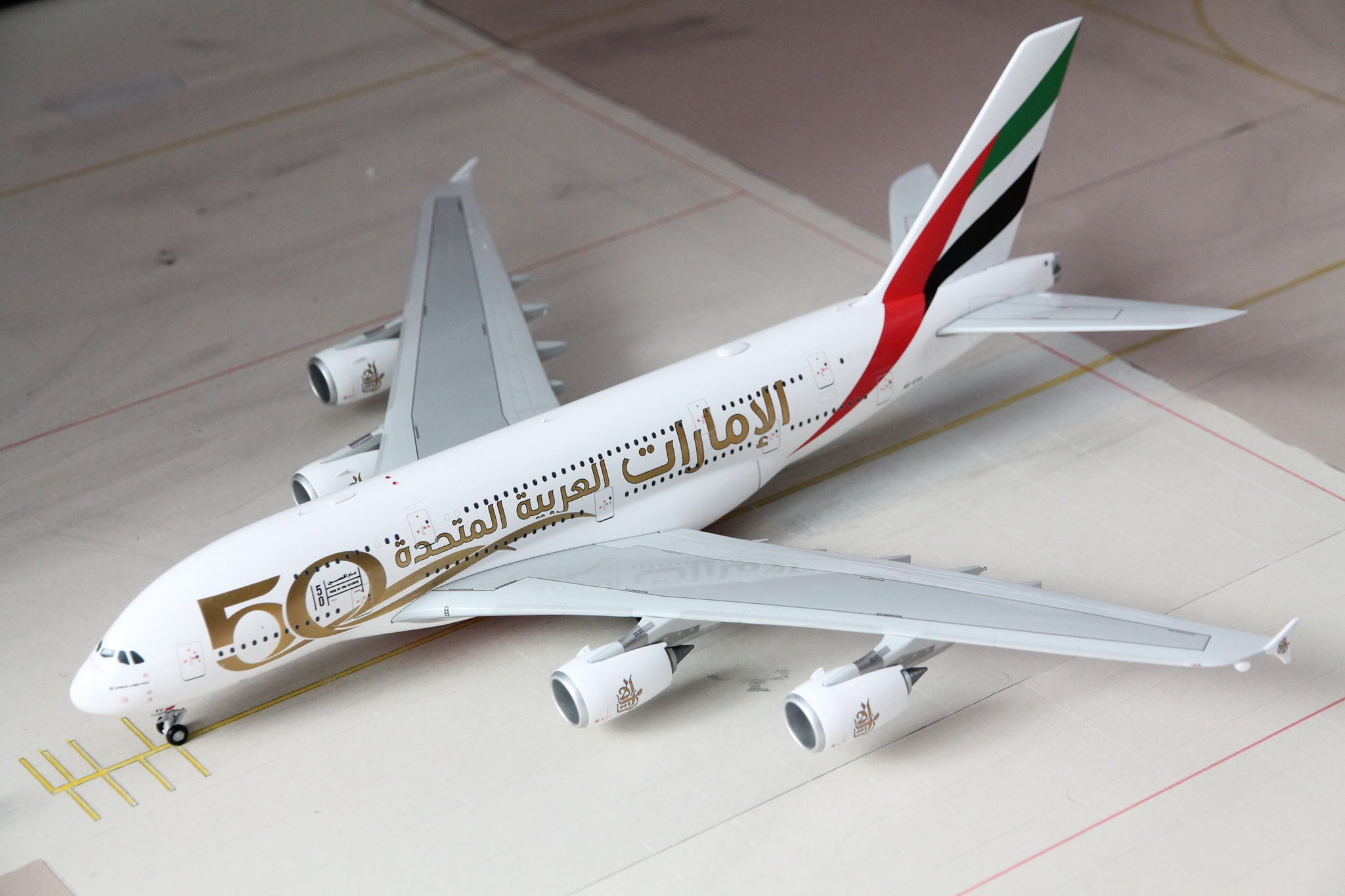 1:200 Emirates “UAE 50th Anniversary” A380 A6-EVG Gemini200 G2UAE1056