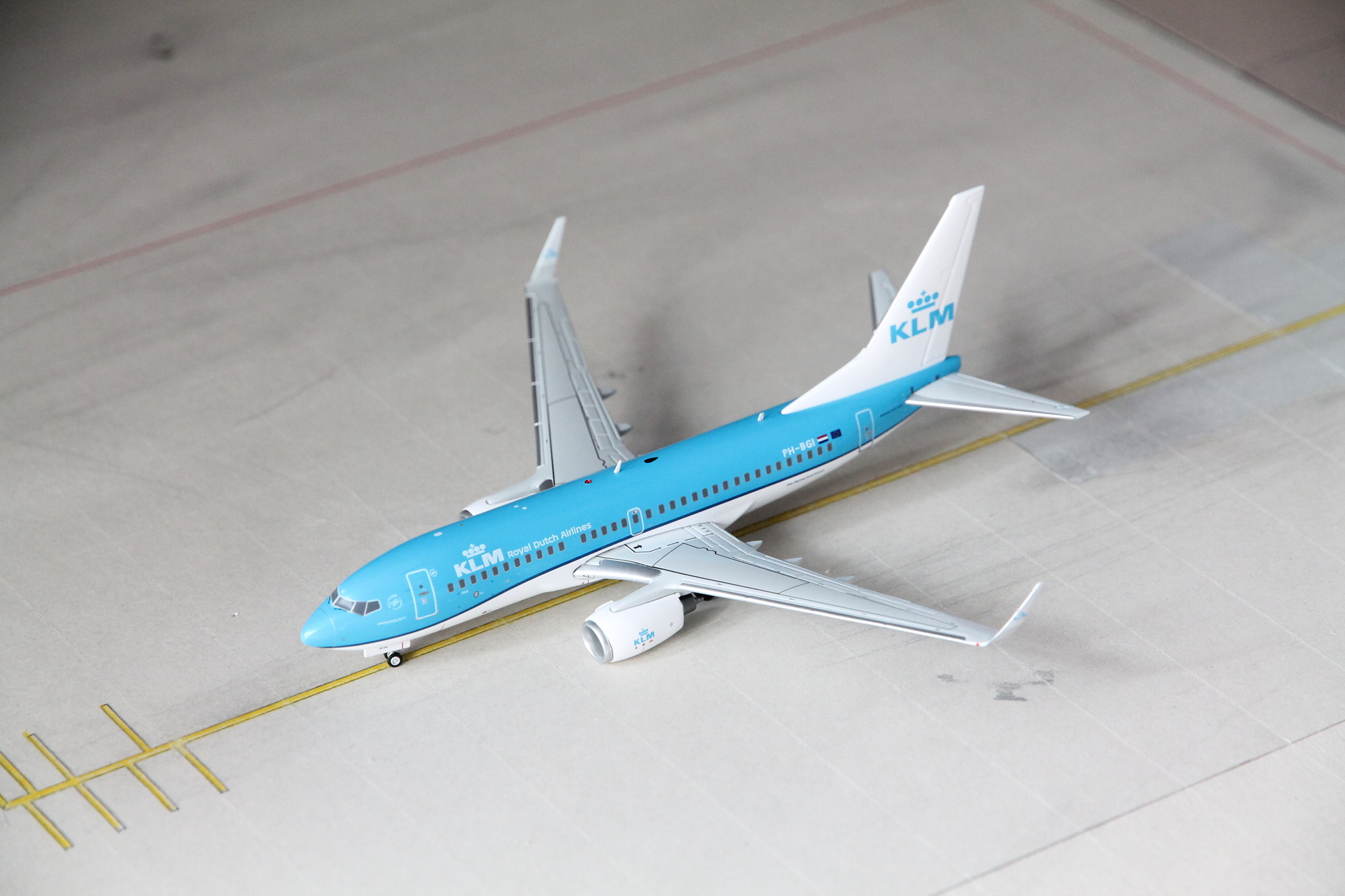 oppakken Omtrek Bloesem 1:200 KLM Boeing 737-700 PH-BHI Gemini200 G2KLM986 - Diecast Trading