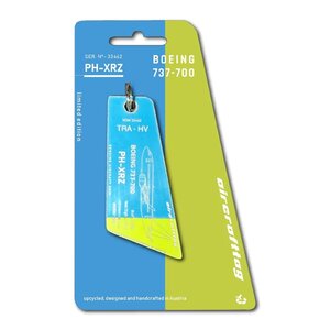 Aircrafttag Boeing B737 - Transavia - PH-XRZ - bicolor - lightblue-lightgreen