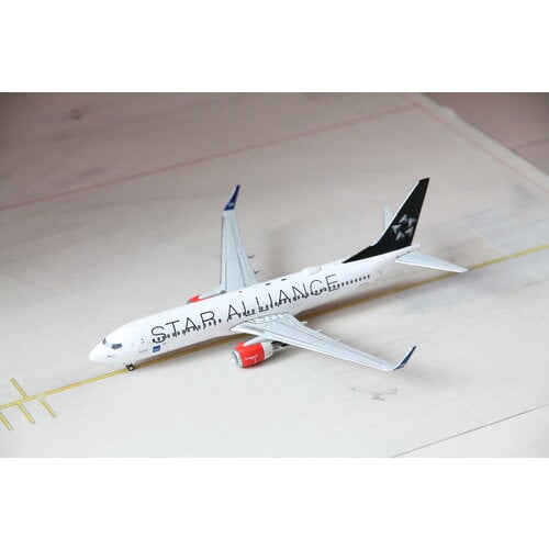 JC Wings 1:200 SAS Scandinavian Airlines "Star Alliance" B737-800