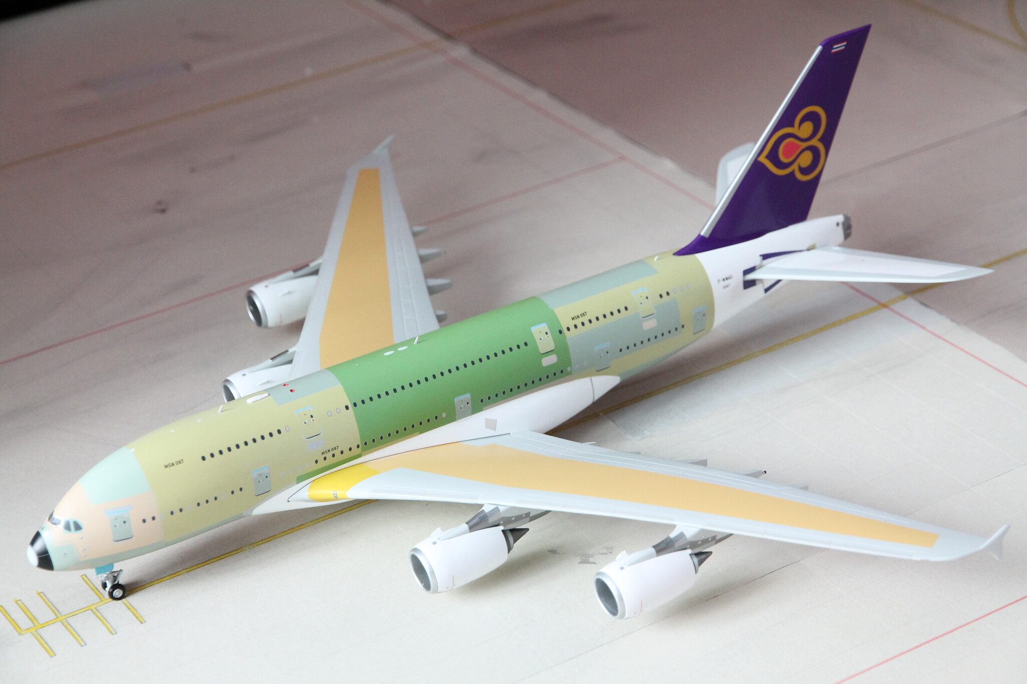 泰国国际航空Airbus Airways Thai XX20062 1/200 F-WWAO A380 タイ国際航空 A380 1:200 Wings JC F-WWAO 航空機・ヘリコプター
