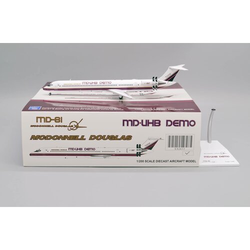 JC Wings 1:200 McDonnell Douglas House Color "GE UDF Engine" MD81 MD-UHB JC Wings 1:200 McDonnell Douglas House Color "GE UDF Engine" MD81 MD-UHB