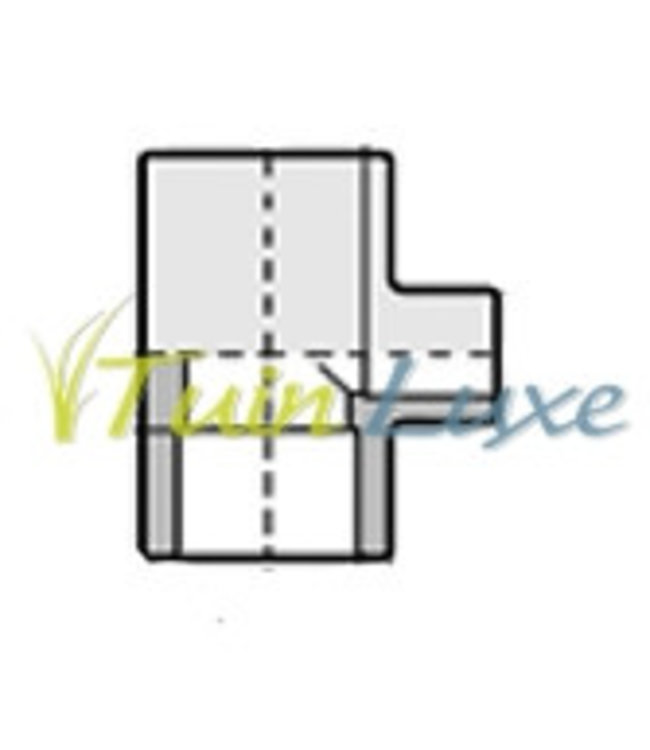 Reductie T-stuk 90°T