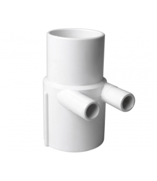 Waterway Europe  2" M/F Manifold met 2 gladde uitgangen 3/4" M+