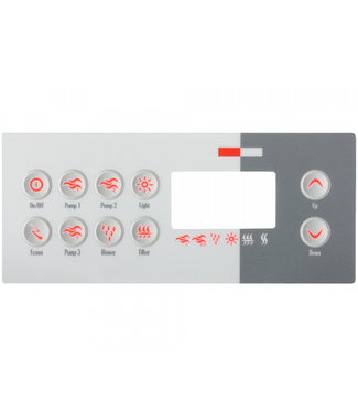 Gecko  Gecko TSC-8 overlay, 10 knoppen