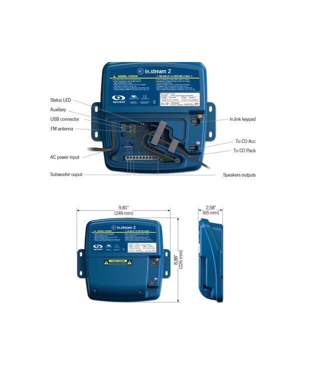 Gecko  Gecko in. Stream 2 audio station