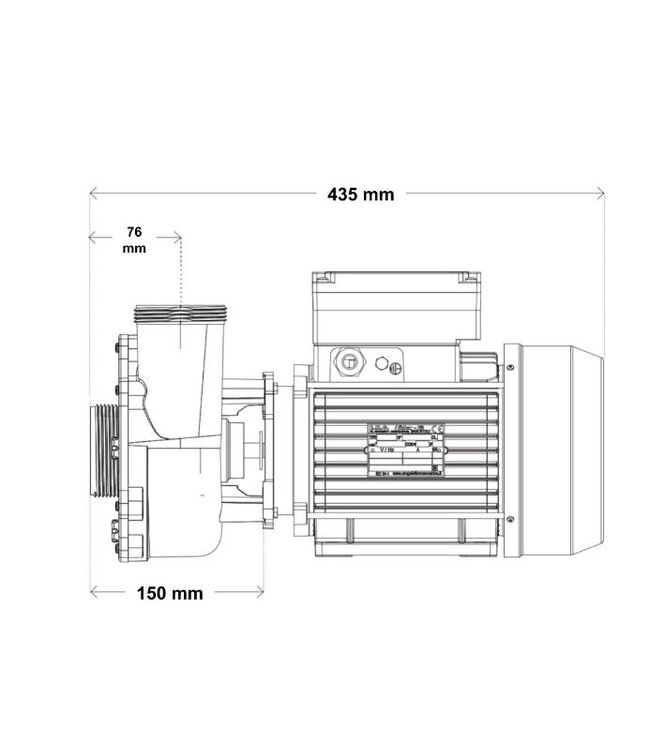 Waterway Europe  Waterway Executive pomp met twee snelheden