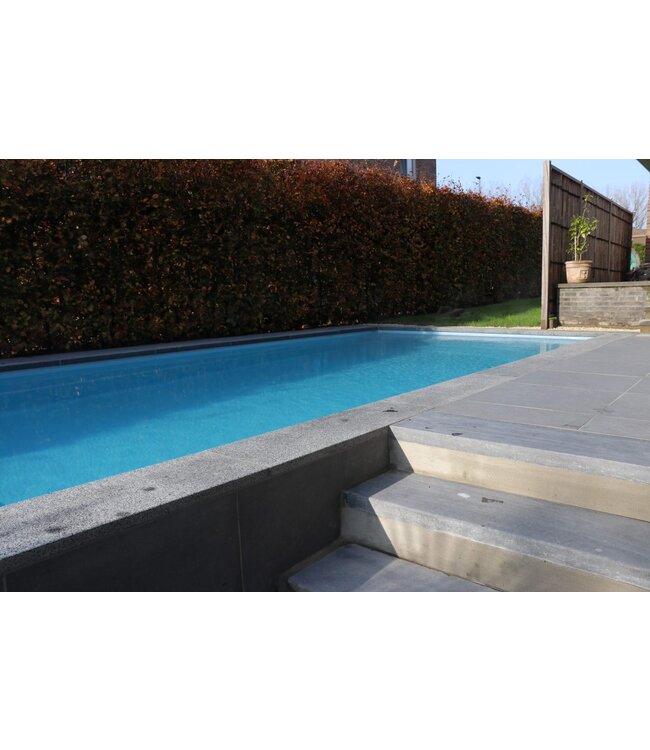 Randsteen/boordsteen zwembad in graniet G654