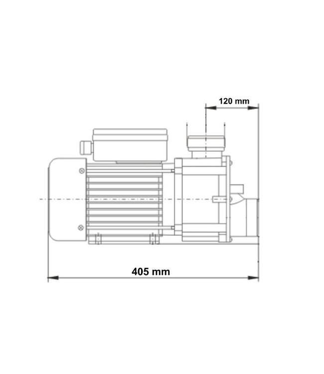 LX Whirlpool  LX Whirlpool JA200 pomp met één snelheid