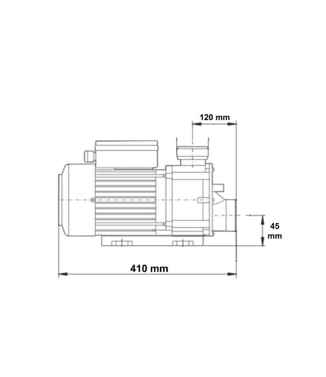LX Whirlpool  LX Whirlpool TDA200 pomp met één snelheid