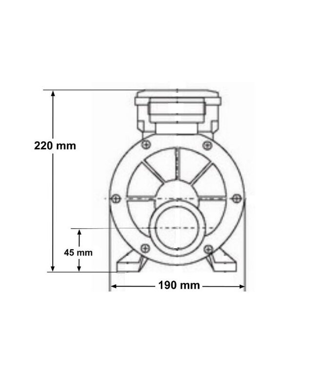 LX Whirlpool  LX Whirlpool TDA200 pomp met één snelheid