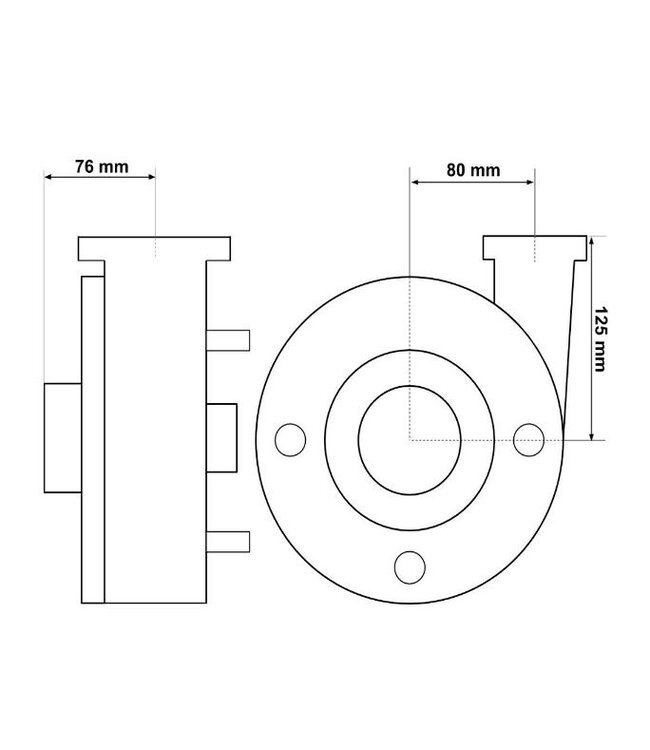 Waterway Europe  Waterway Executive pomp met één snelheid