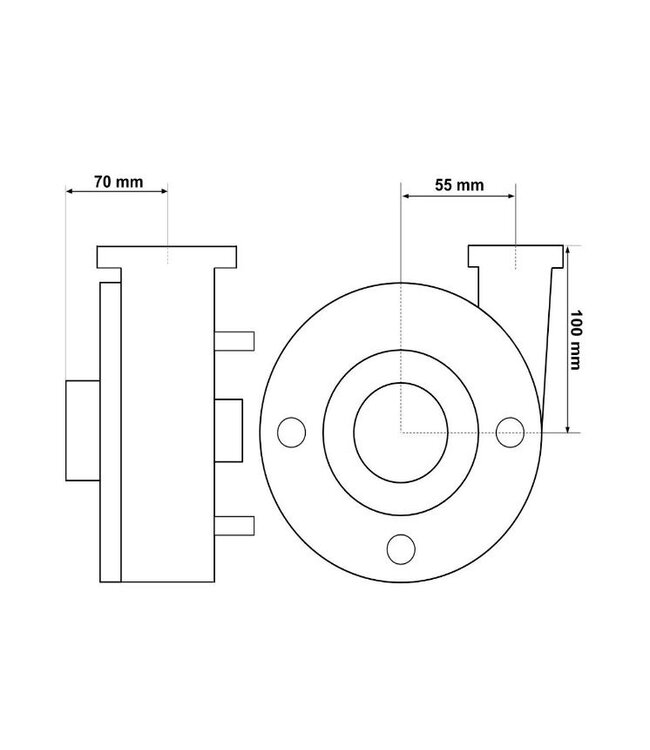 Waterway Europe  Waterway Hi-Flo pomp met één snelheid
