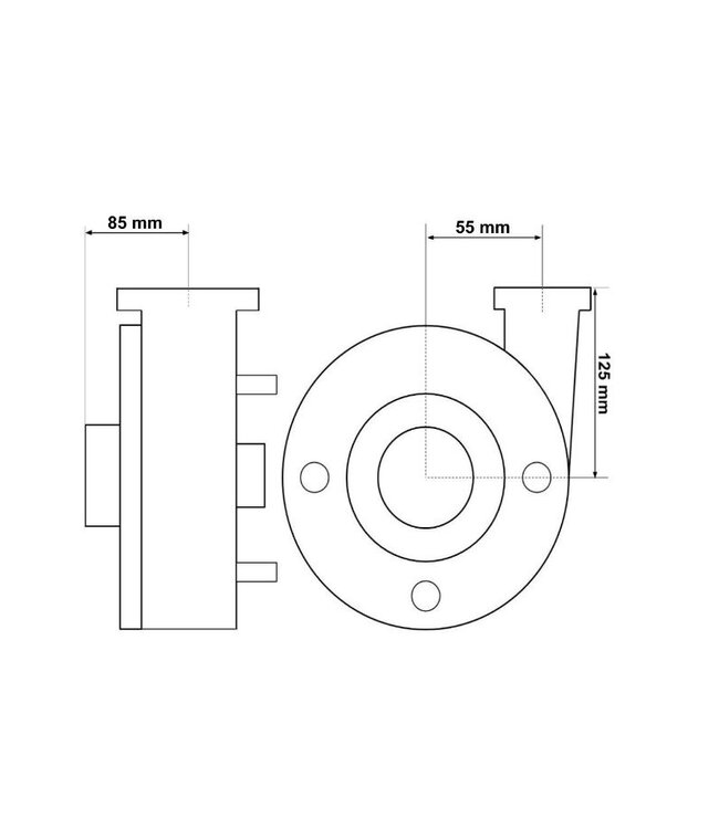 Waterway Europe  Waterway Viper-pomp met twee snelheden