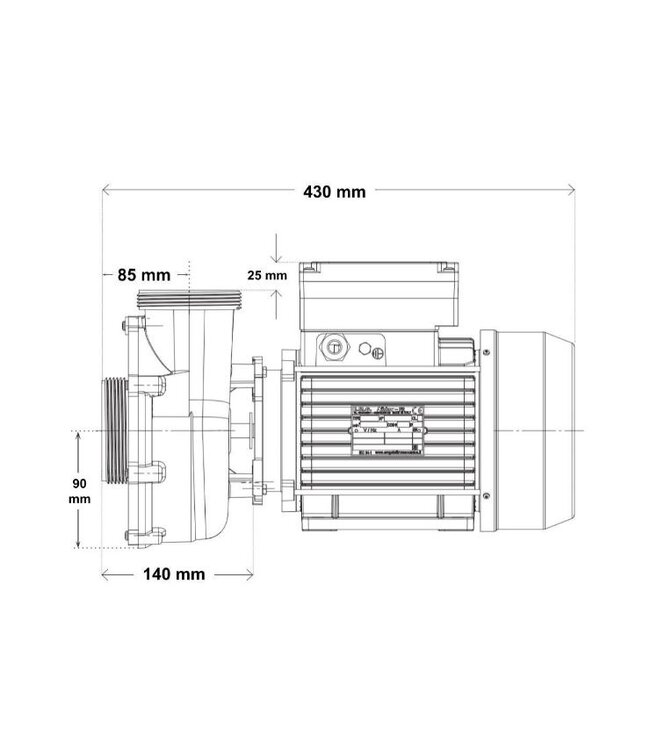 Waterway Europe  Waterway Viper-pomp met twee snelheden