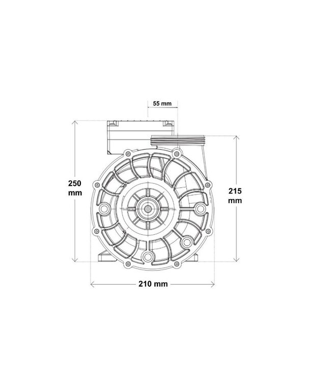 Waterway Europe  Waterway Viper-pomp met twee snelheden