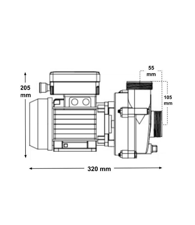Balboa  Balboa 1030025 Circulatiepomp 0,25 PK