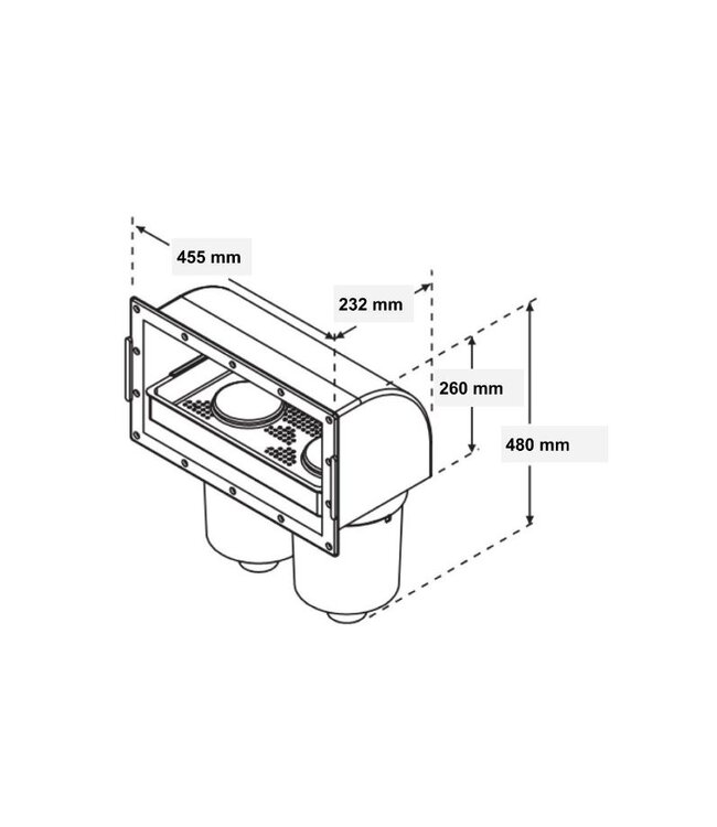 Waterway Europe  Waterway Front Access 2 skimmer