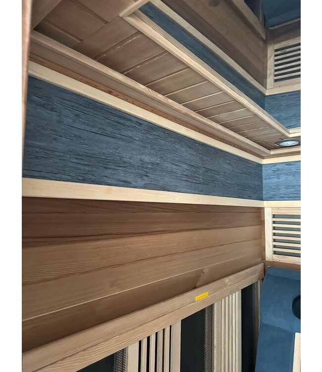 Luxe 2-persoons infrarood sauna met massagefunctie