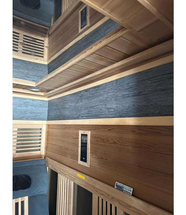 Luxe 2-persoons infrarood sauna met massagefunctie