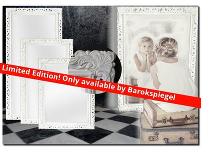 Barokspiegel® Made in Italy Mirror Francesco Shabby White