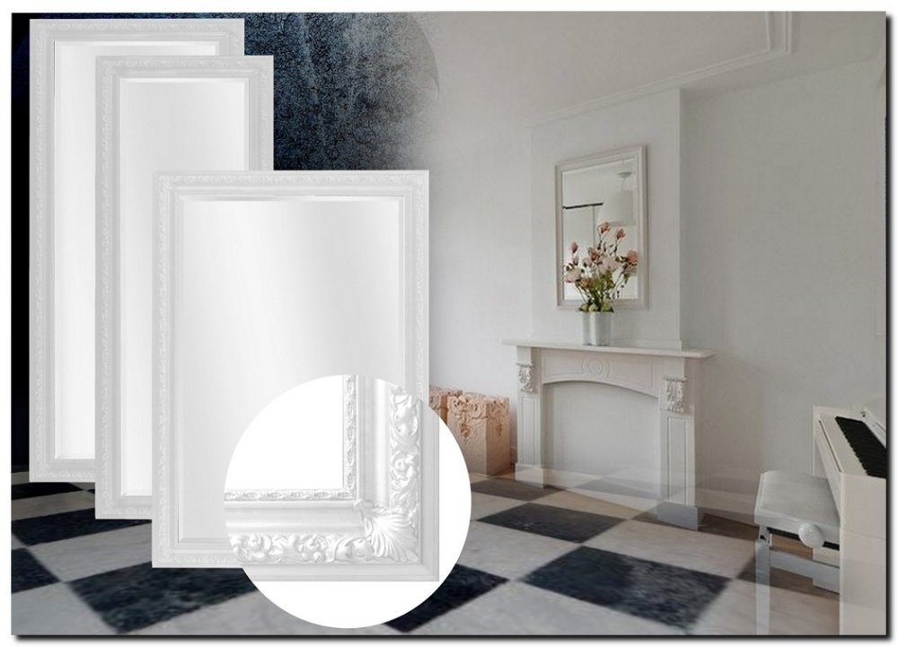 Ganzkörperspiegel Spiegel Marciano Weiß - barokspiegel.de