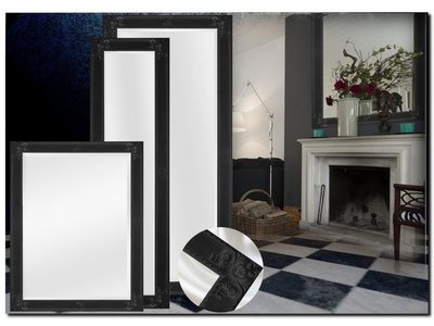 Barokspiegel® Made in Italy Mirror Guido Black