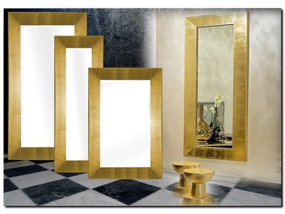Modern Mirror Romano Gold Baroquemirror Co Uk