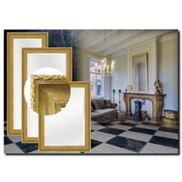 Spiegel Leonardo Goud