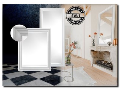 Barokspiegel® Made in Italy Mirror Nino White Sale!