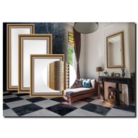 Spiegel Cesarino Antiekgoud Aanbieding!