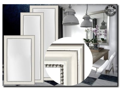 Barokspiegel® Made in Italy Spiegel Nino Zilver Aanbieding!