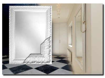 Barokspiegel® Made in Italy Mirror Sergio White gloss