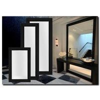 Spiegel Edmundo mat zwart