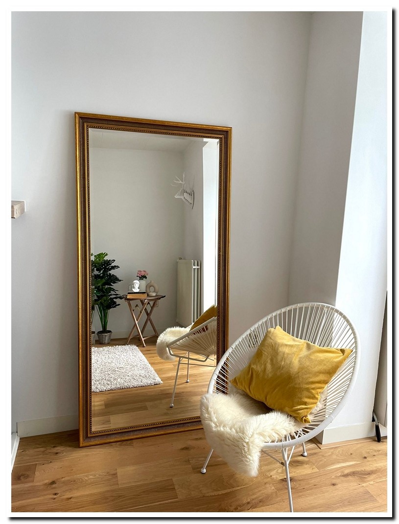 Modern Classic Mirror Cesarino Antiquegold - baroquemirror.co.uk