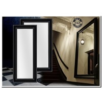 Spiegel Matteo mat zwart